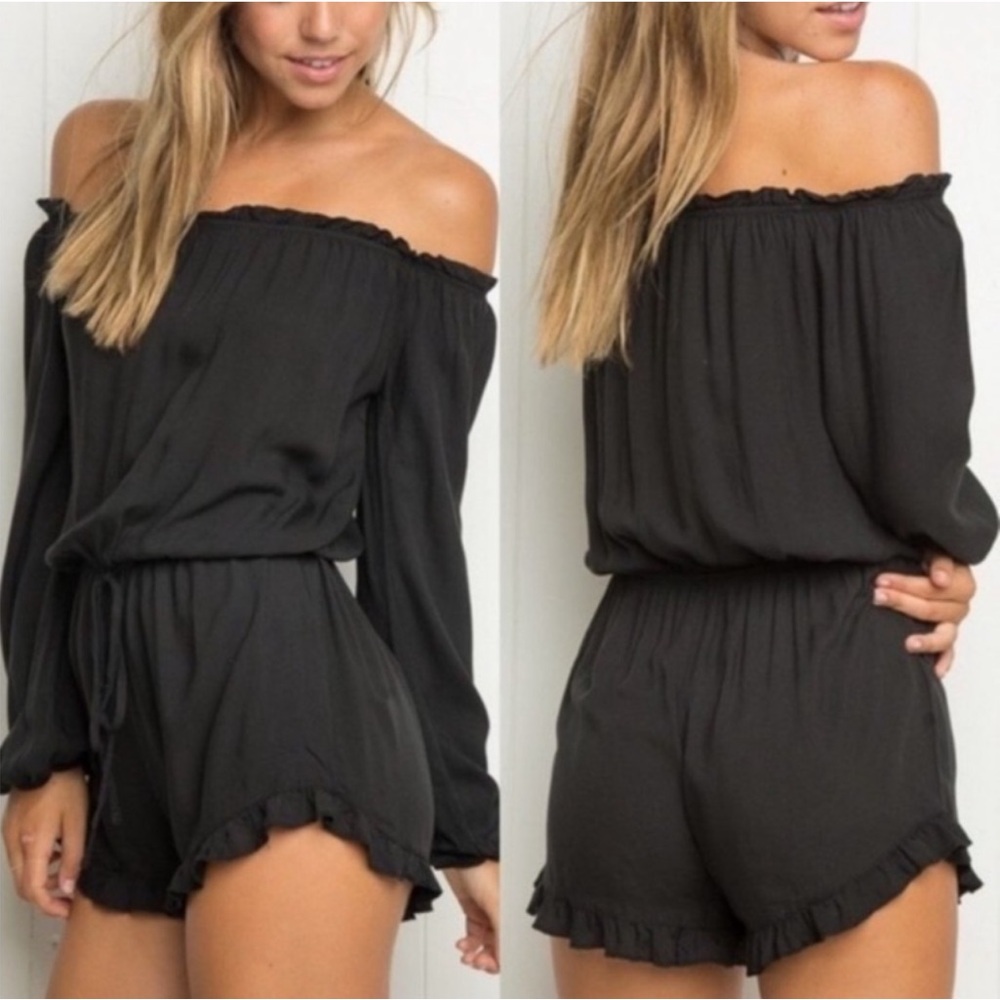 Brandy Melville black Gabrielle romper